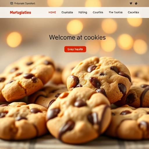Imagen ilustrativa de galletas, representando las cookies de un sitio web